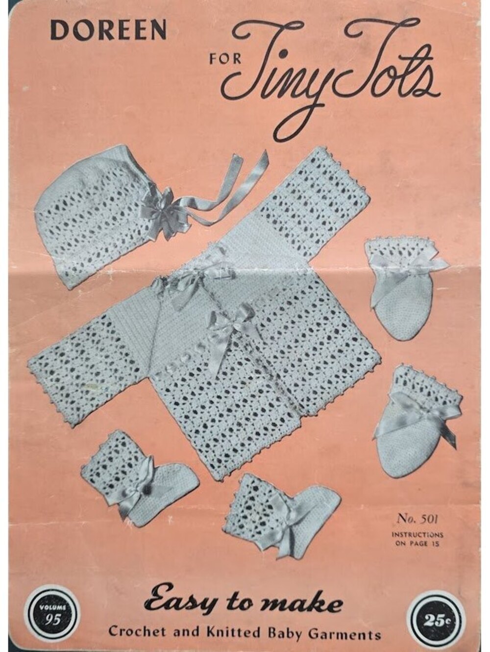 Vintage 1947 Doreen Baby Vol 95 Crochet Knitting Patterns
